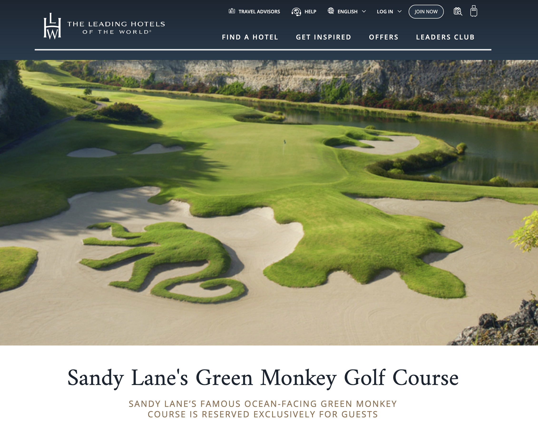 Sandy Lane’s Green Monkey Golf Course