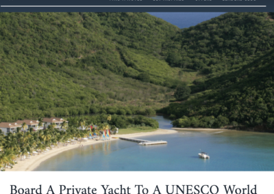 Board A Private Yacht To A UNESCO World Heritage Site